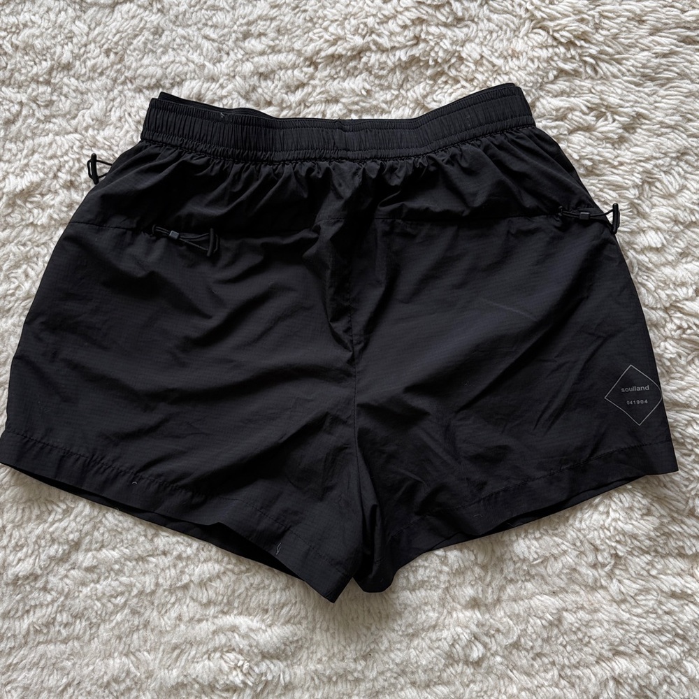 Soulland Black Athletic Shorts